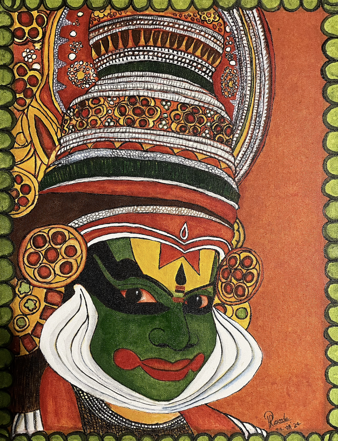 Kadhakali in Kerala mural painting